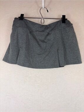 Prince Gray Women's Pleated Mini Skirt skort